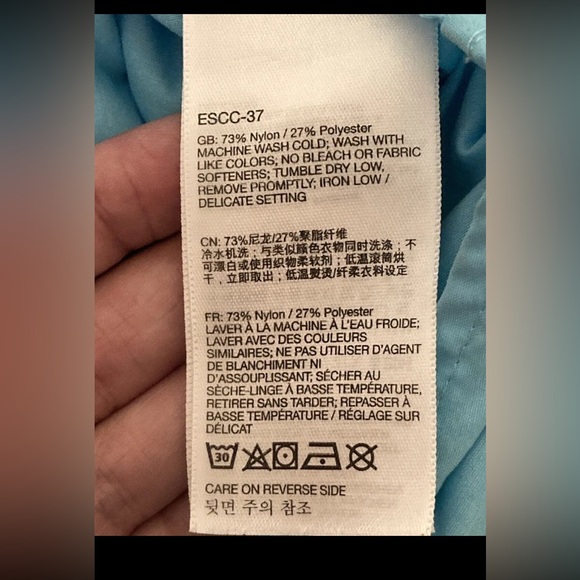 ExOfficio Men's Blue Outdoor Hiking Fishing Long Sleeve Snap Up Shirt Size 2XL - Picture 10 of 10